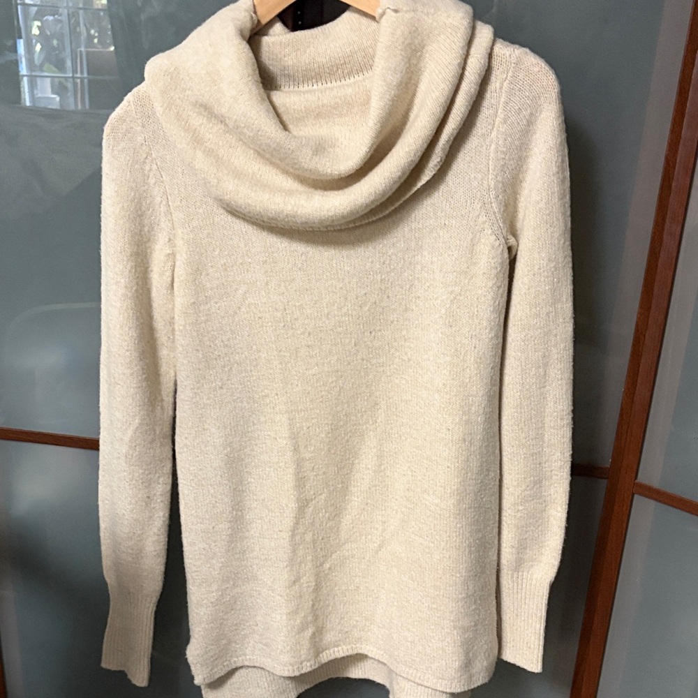 DKNY Soft Cream Cowl Neck Sweater